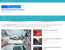 Tablet Screenshot of nextgenerationscience.info